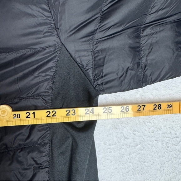 291. Eddie Bauer 550 Down Hooded Puffer Jacket Black Men’s XL - Picture 7 of 10